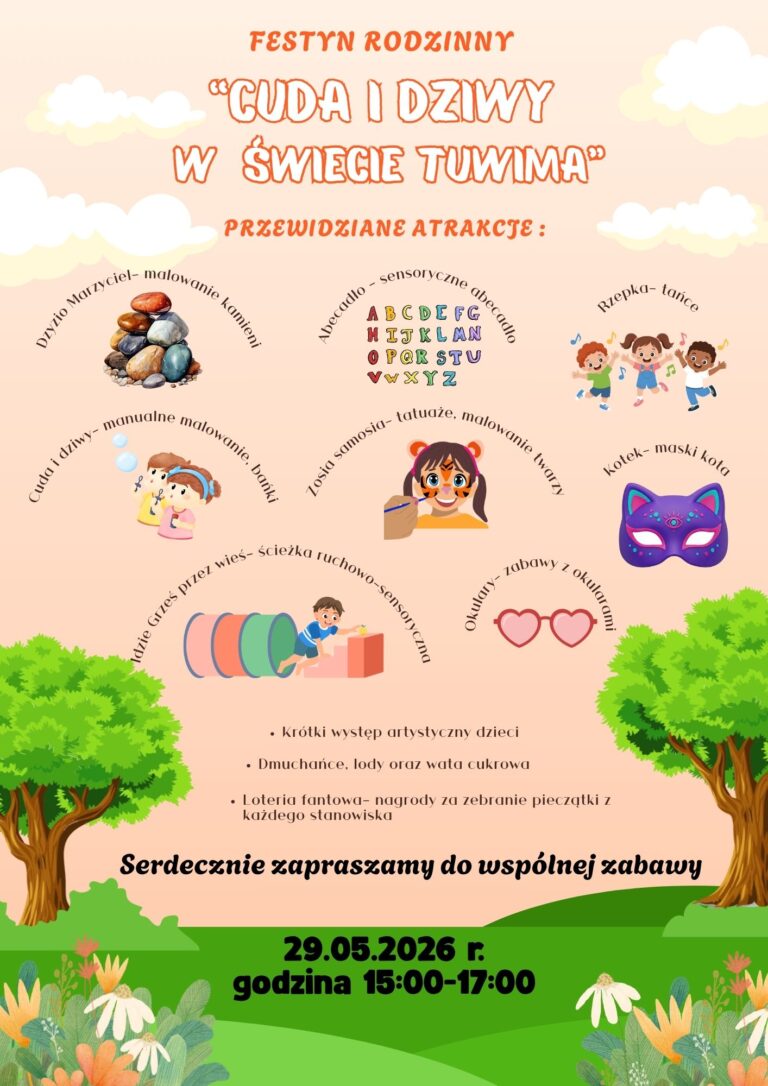 Plakat Festynu Rodzinnego